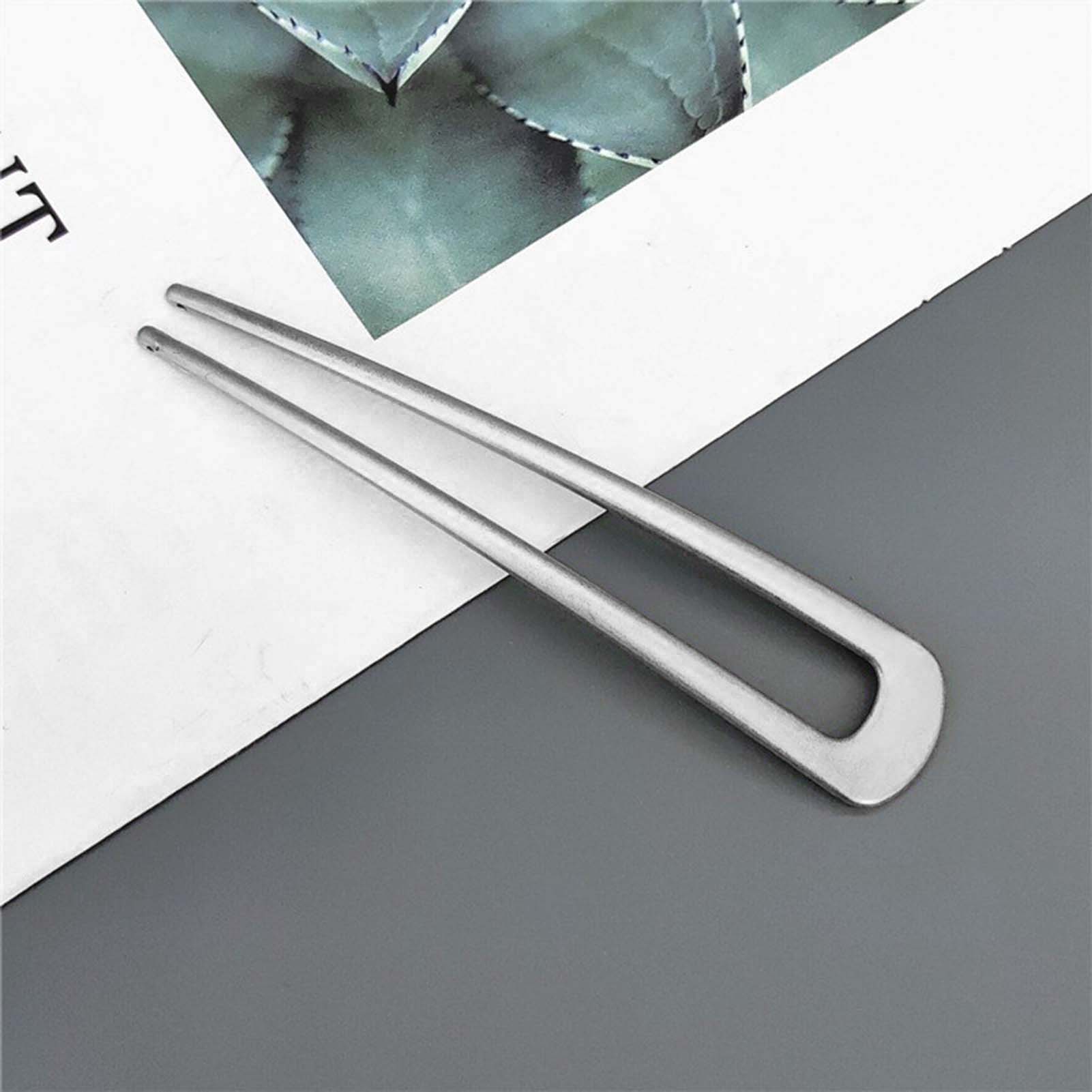 French U Shaped Hair Pins Vint - Women Accessories Aesthetic 评论和价格
