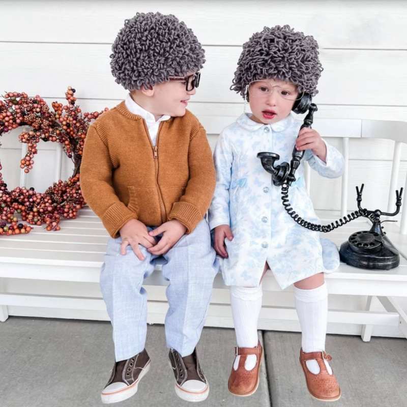 Cute Kids Boy Girl Old Lady Wo - Women Accessories Aesthetic 评论和价格