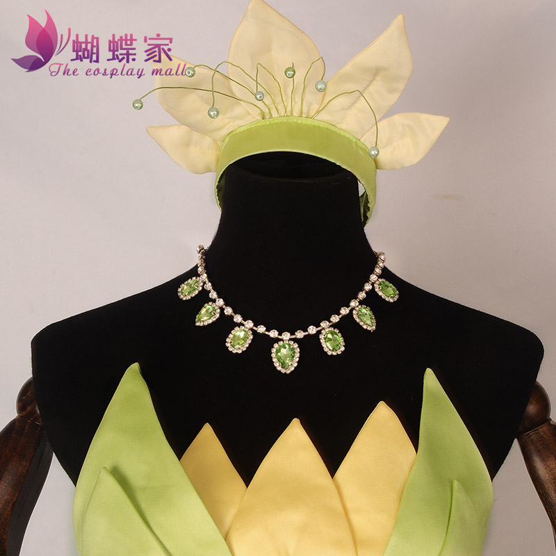 Princess Tiana Dress Cosplay C - Women Accessories Aesthetic 评论和价格
