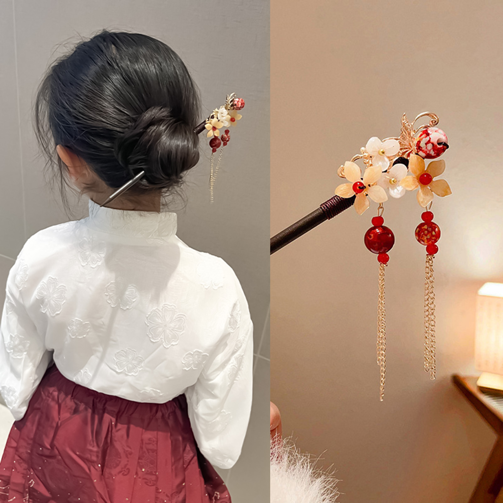 Holiday Party Chinese Hair Sti - Women Accessories Shop 评论和价格