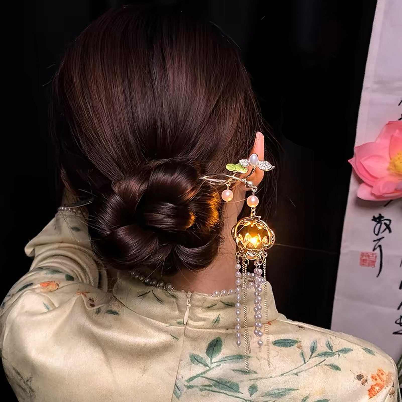 Luminous Flower Hairpin Exquis - Women Accessories Shop 评论和价格