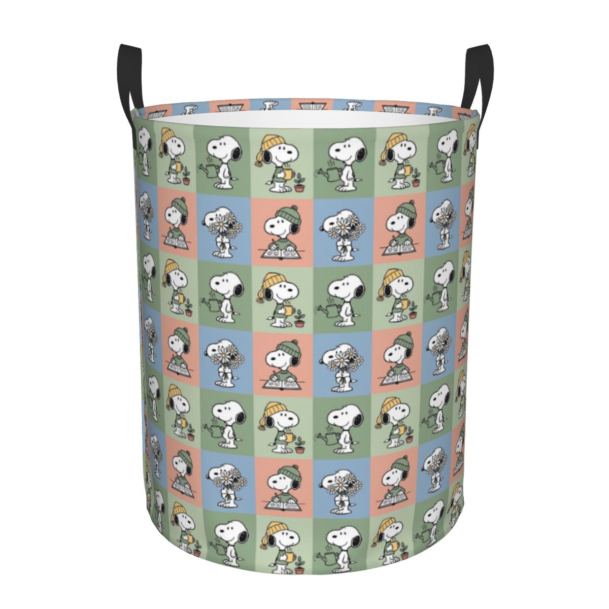S-Snoopy Checkered Plaid Laund - Women Accessories Hamper 评论和价格
