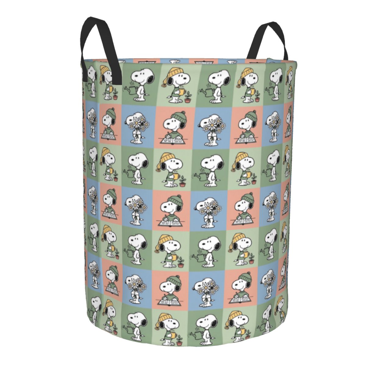 S-Snoopy Checkered Plaid Laund - Women Accessories Hamper 评论和价格