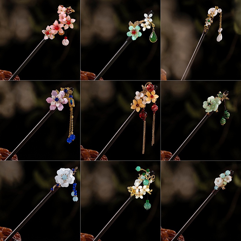 1Pc Wooden Hairpin Headdress f - Women Accessories Shop 评论和价格