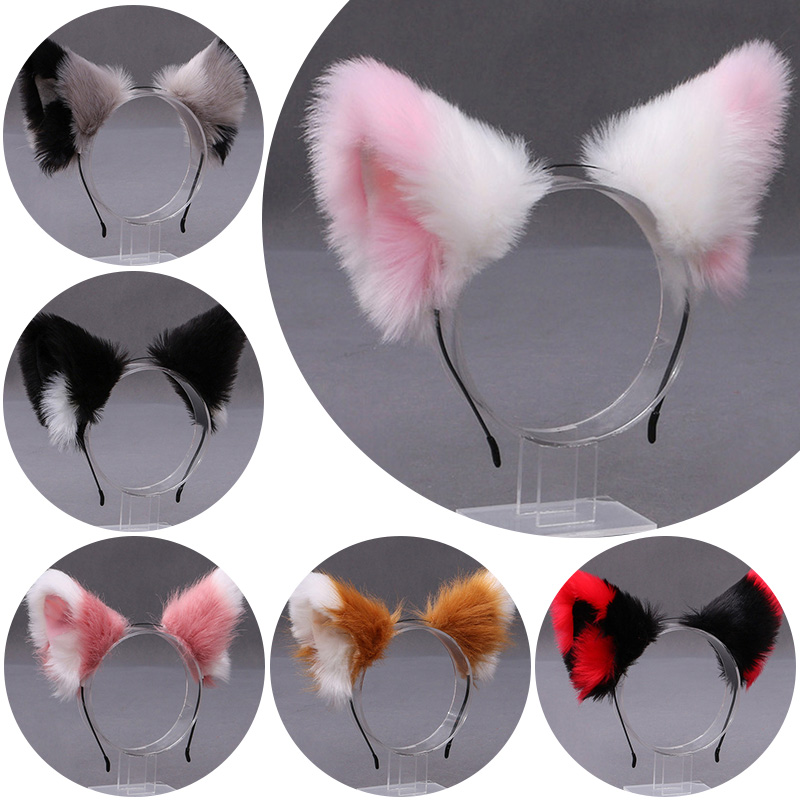 Fluffy Fox Cat Ear Plush Headb - Women Accessories Aesthetic 评论和价格