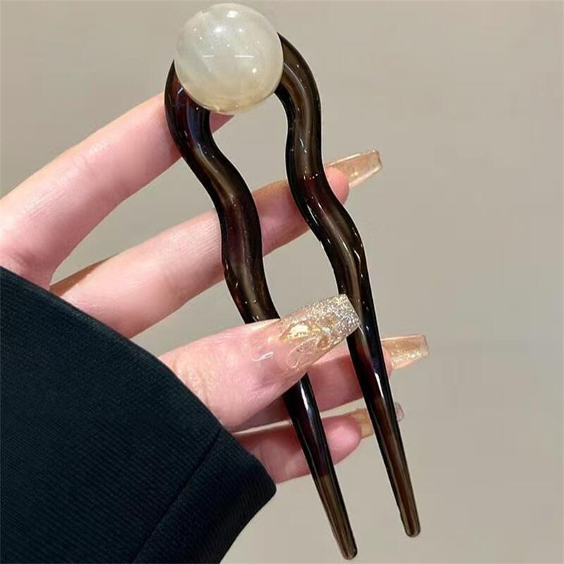 Fashion Colored Pearl U-Shaped - Women Accessories Shop 评论和价格