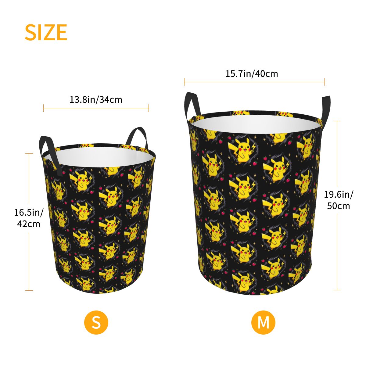 Pikachu Pokemon Cartoon Laundr - Women Accessories Hamper 评论和价格