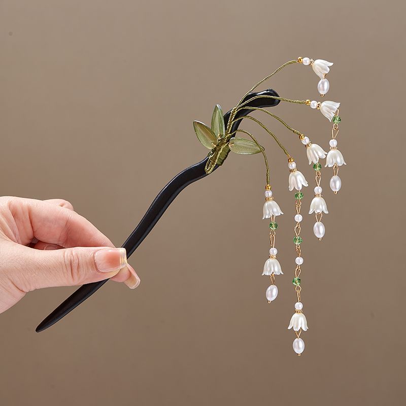 Wooden Flower Hairpin Vintage  - Women Accessories Shop 评论和价格