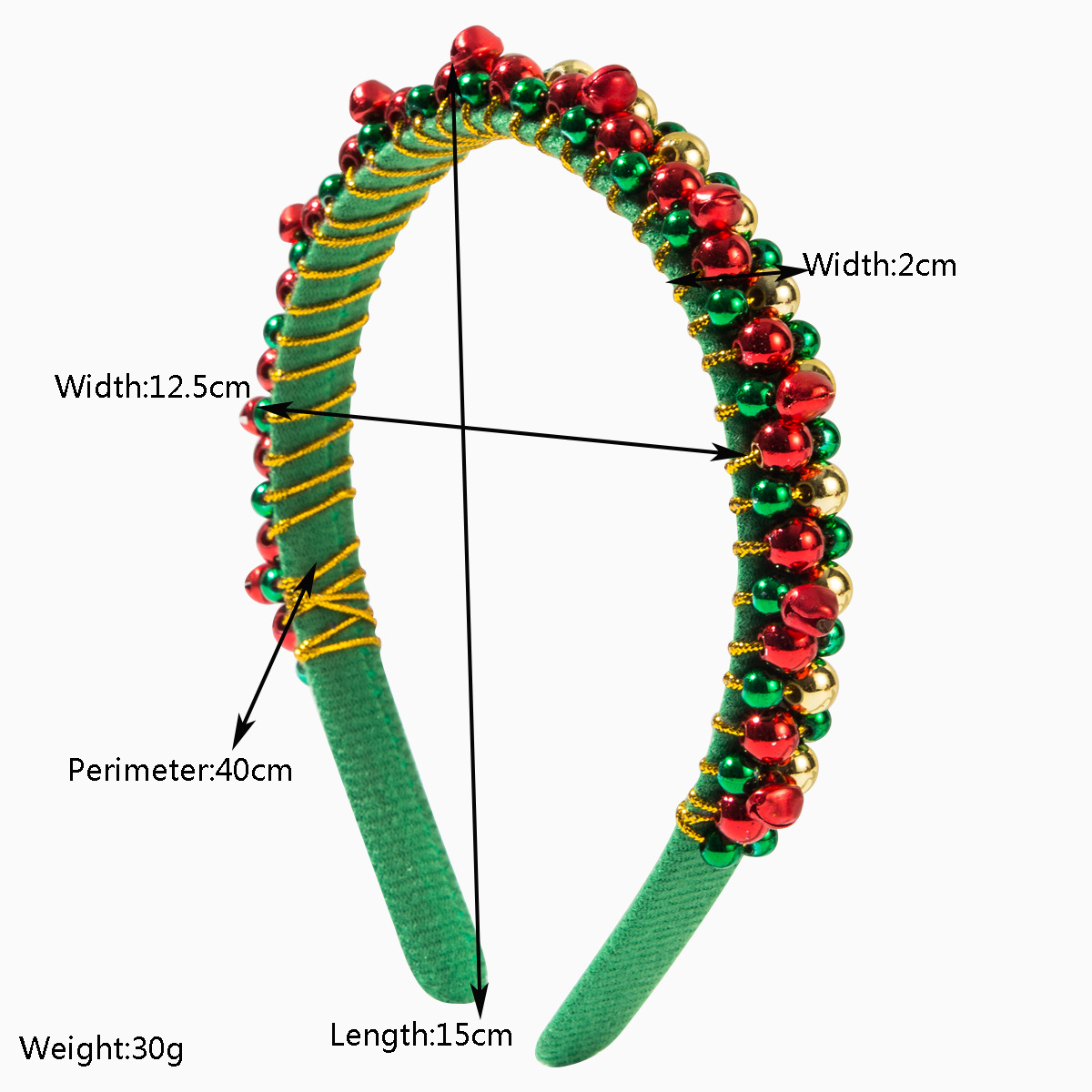 New red and green Christmas he - Women'S Accessories Flannels 评论和价格