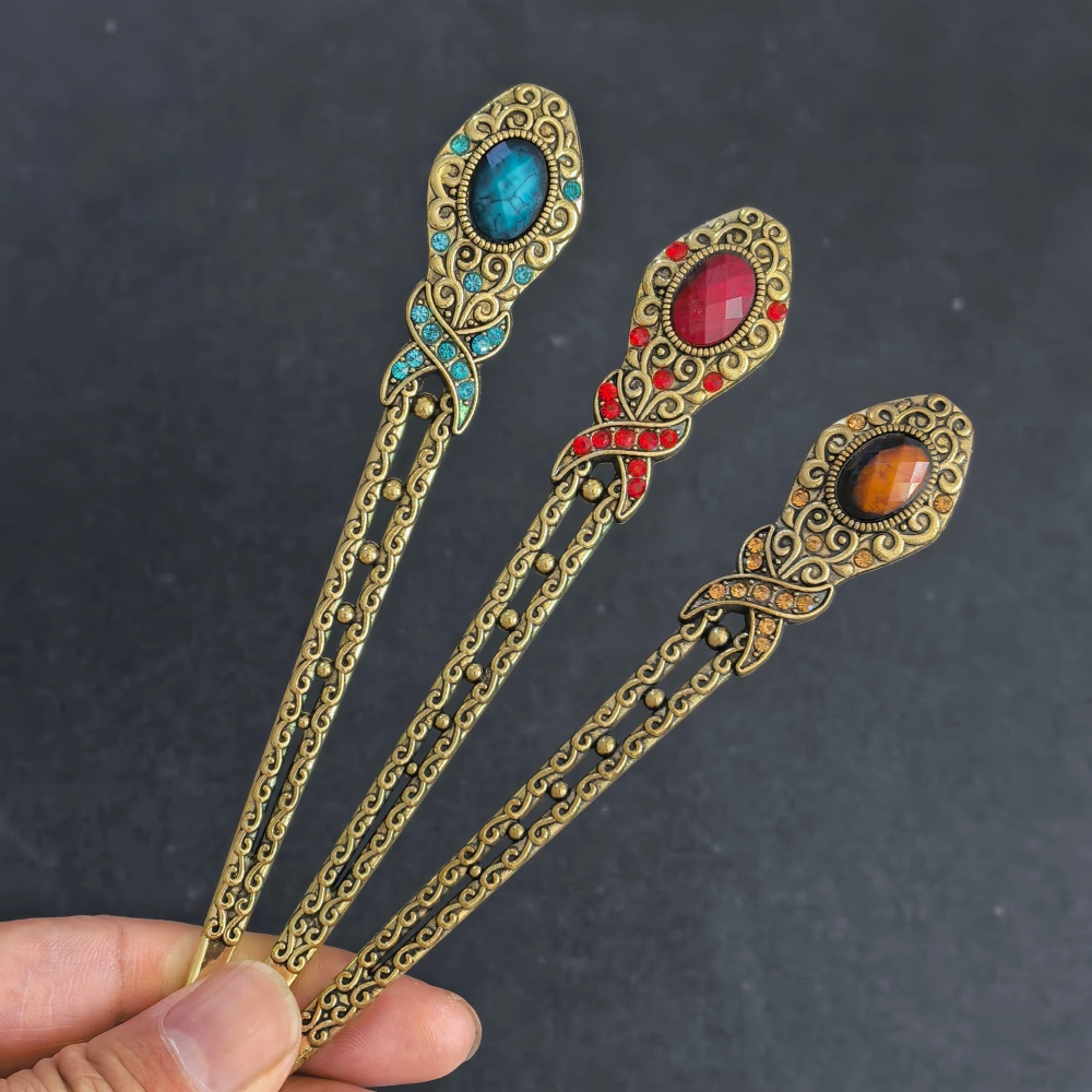 Vintage Metal Hair Sticks for  - Women Accessories Aesthetic 评论和价格