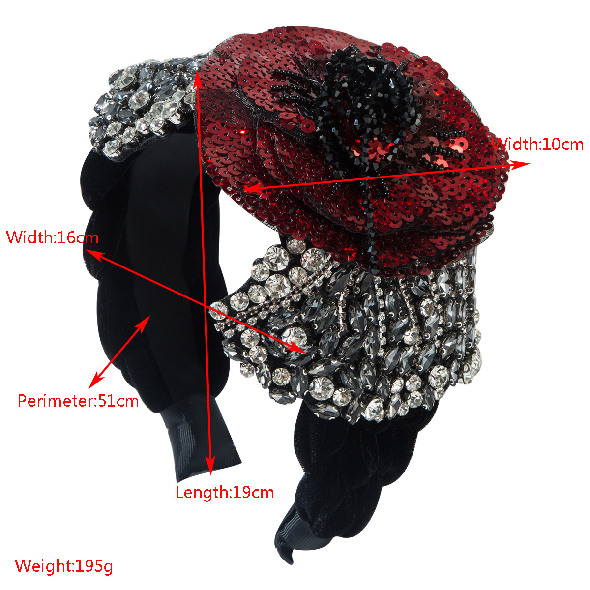 Flannel woven exaggerated head - Women'S Accessories Flannels 评论和价格