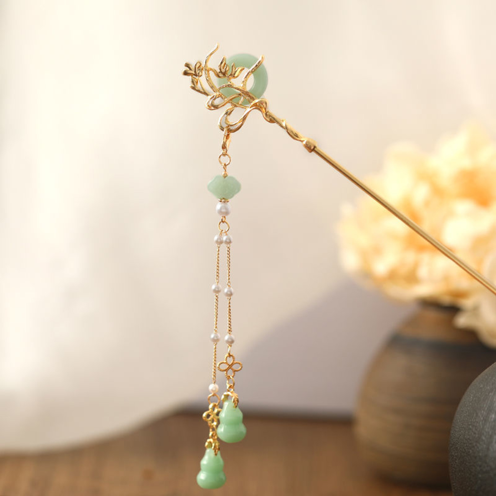 Chinese Style Glass Hairpin Fo - Women Accessories Shop 评论和价格