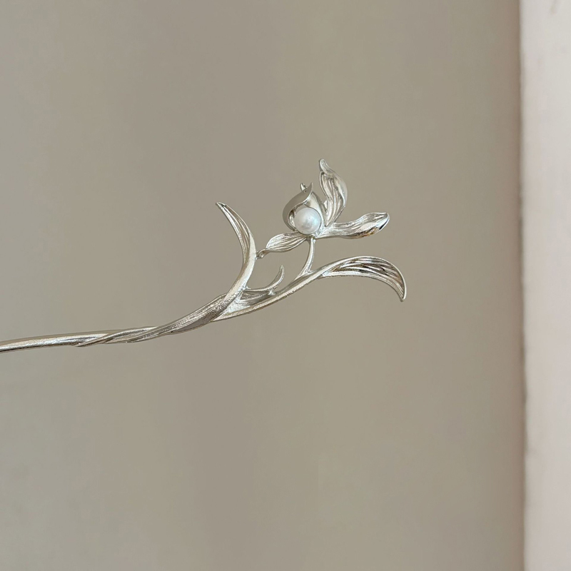 New Chinese Style Silver Orchi - Women Accessories Shop 评论和价格