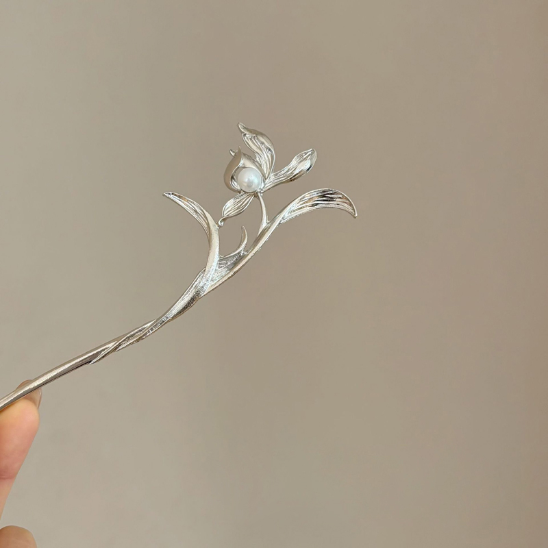 New Chinese Style Silver Orchi - Women Accessories Shop 评论和价格