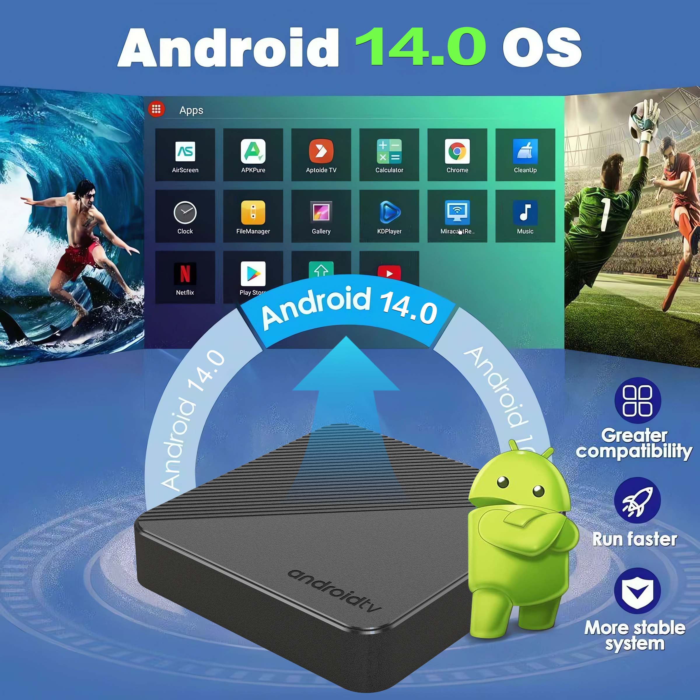 Android14 TV Box Smart Home Th - Women Accessories Pandora 评论和价格