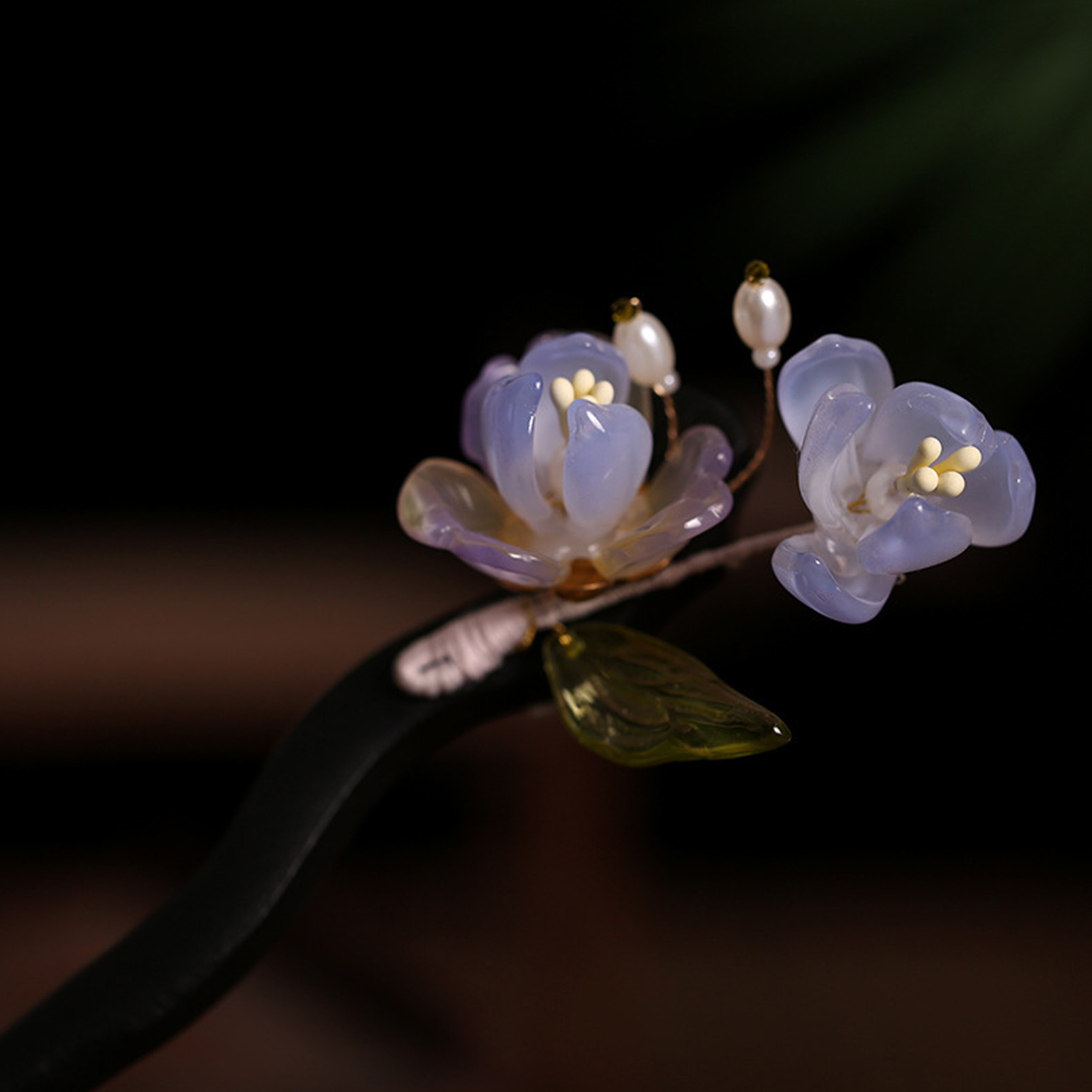 Vintage Wooden Flower Hairpin  - Women Accessories Shop 评论和价格