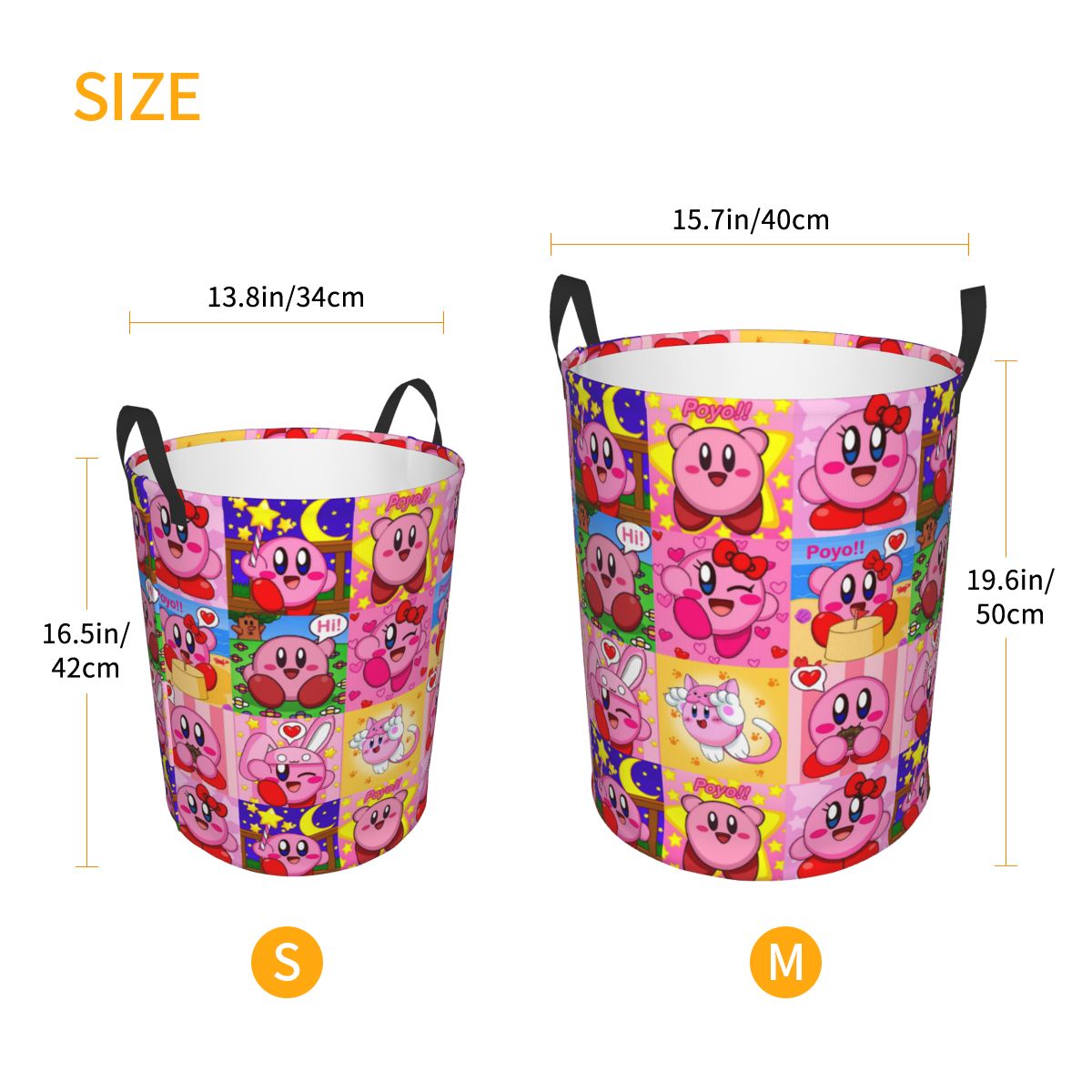 K-Kirbys Anime Laundry Hamper  - Women Accessories Hamper 评论和价格